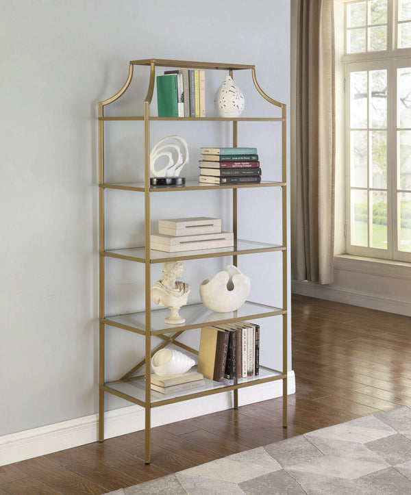 Hollywood Glam Gold Bookcase