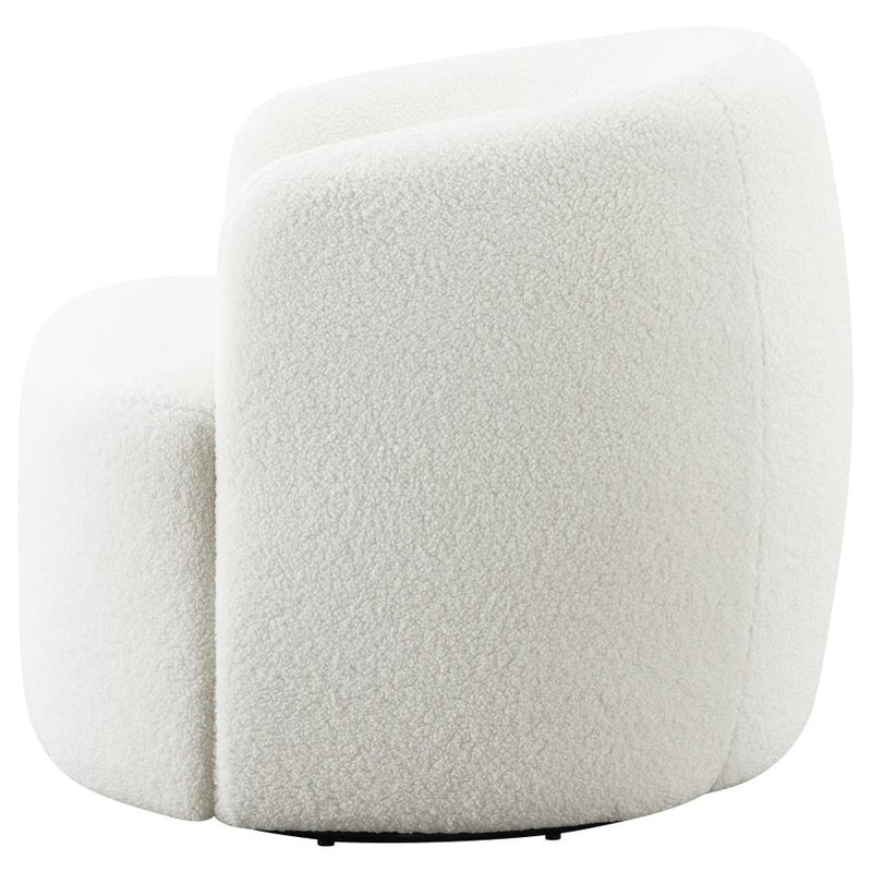 Upholstered Swivel Chair Natural