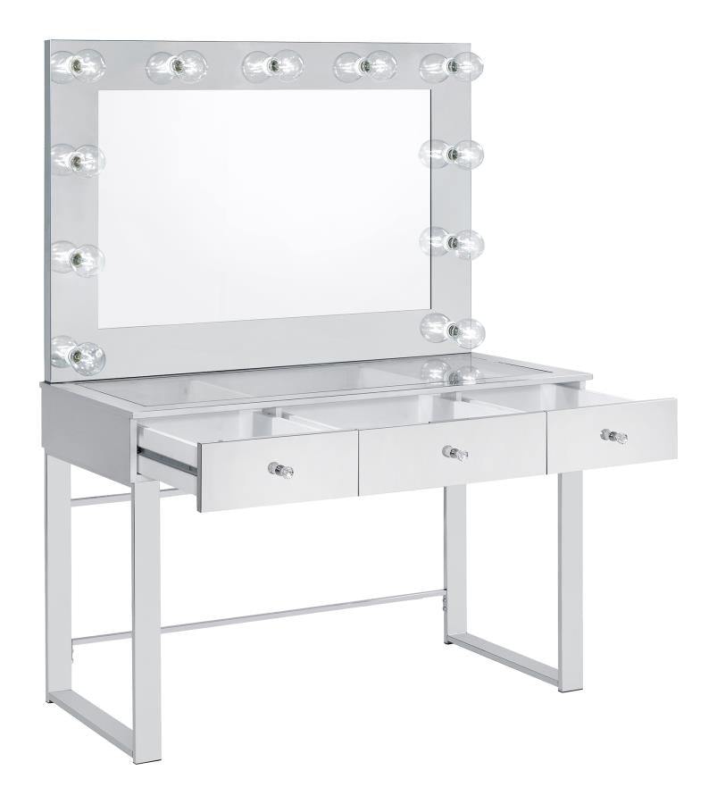 Silver Hollywood Mirror Vanity