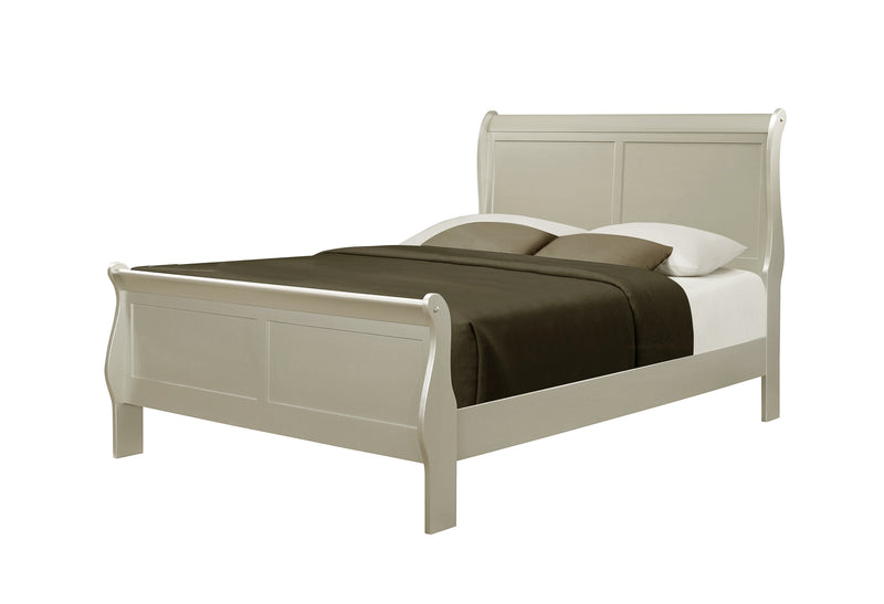Louis Philip Champagne Bed Frames