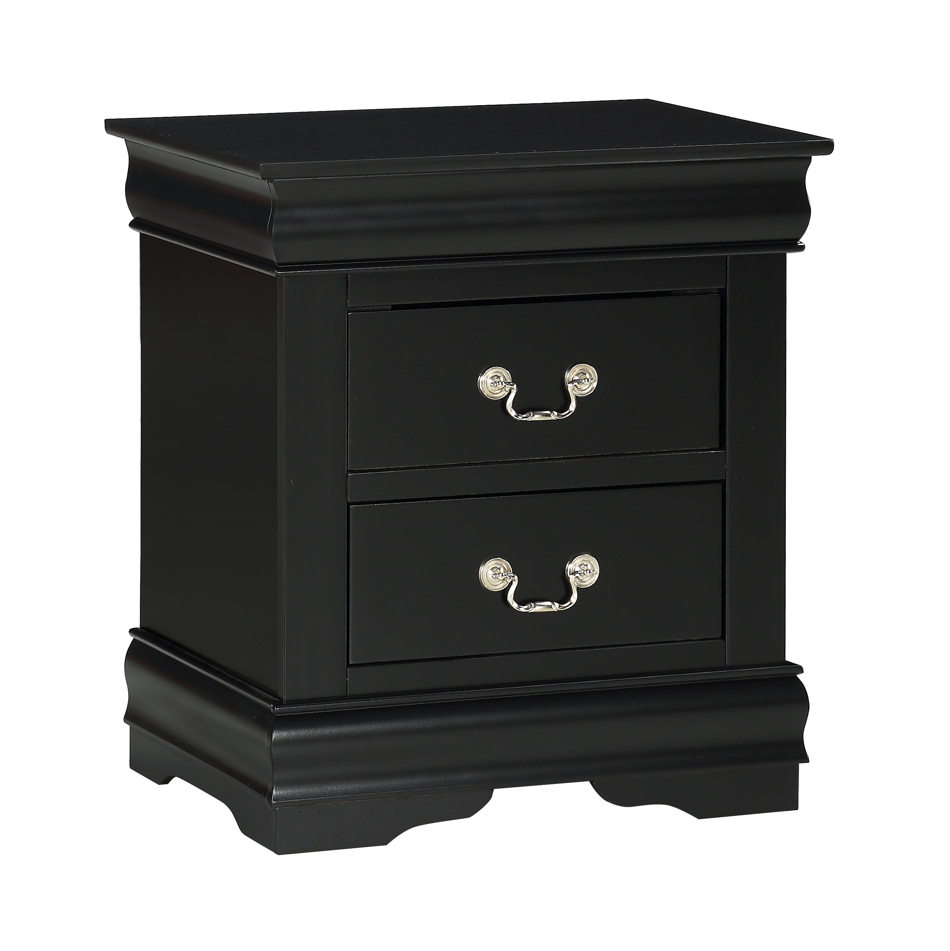 Louis Philip Black Bedroom Set Collection