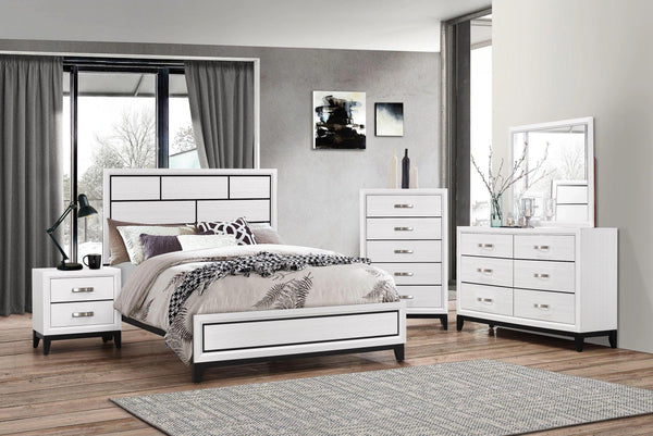 Akerson Chalk Bedroom Set Collection