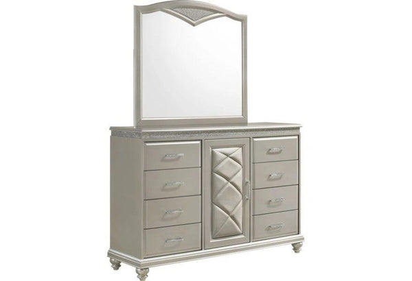 Valiant Silver Bedroom Dresser&Mirror