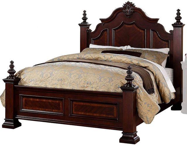 Charlotte Brown Queen Size Bed Frame