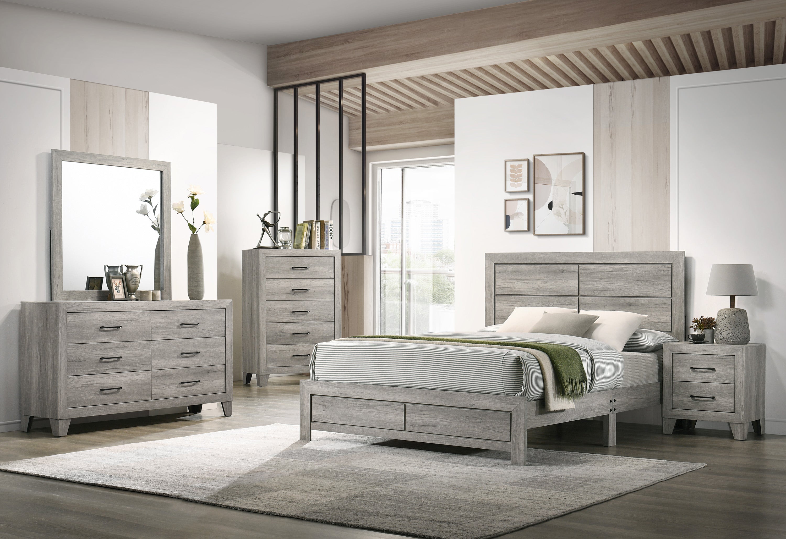 Hopkins Bed Frame Grey