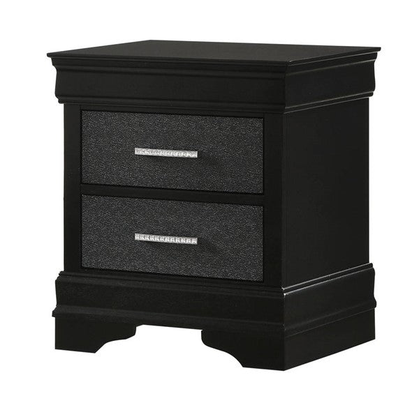 Amalia Black Nightstand