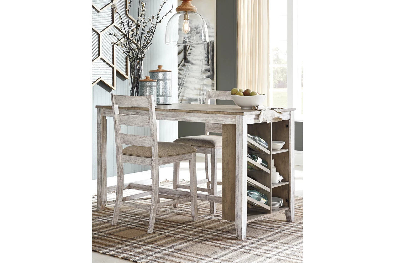Skempton counter height dining table and 4 barstools sale