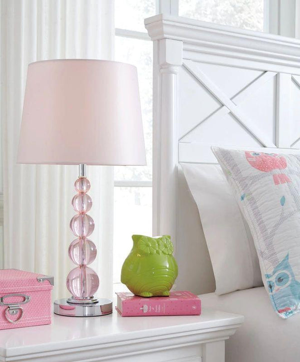 ASHLEY PINK TABLE LAMP