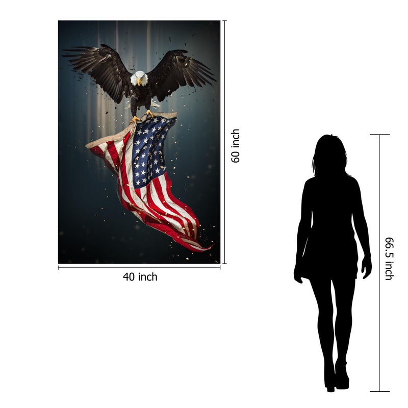 Temp Glass w/Foil – Eagle Flag