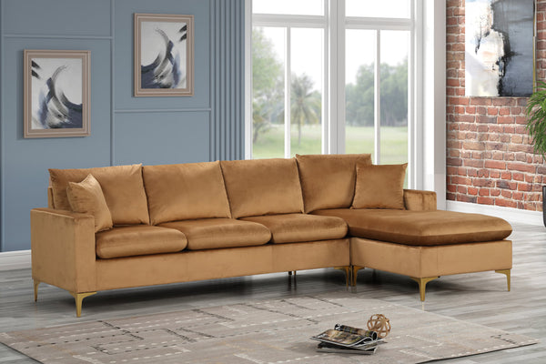 Amber Gold Sectional