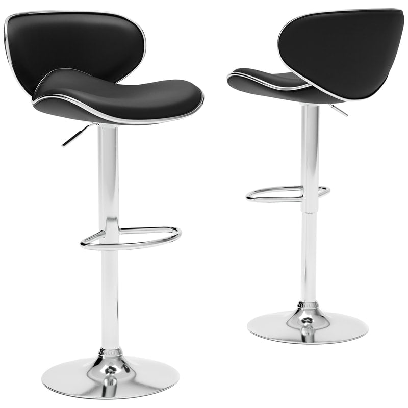 Black Barstool Set of 2