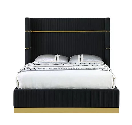 Aspen Black Platform Bed