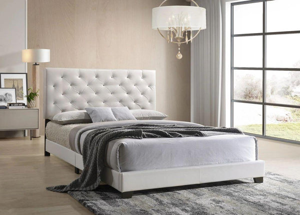 White PU Bed Frame