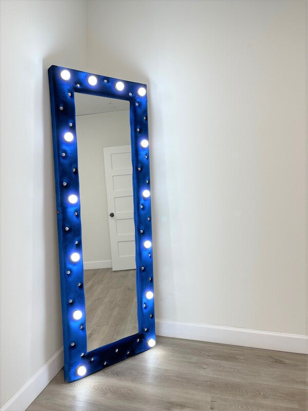 Princess Blue Floor Mirror