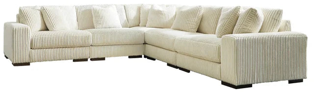 Ivory 5PC Sectional