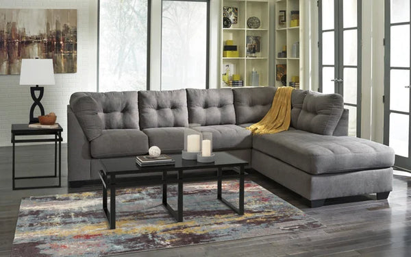 Ashley Sectional RAF Chaise Charcoal